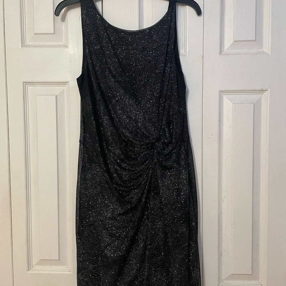 Calvin Klein gold and black glitter dress size 12 worn once.